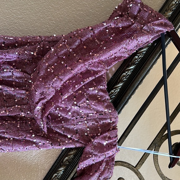ELLIATT lilac sequence dress